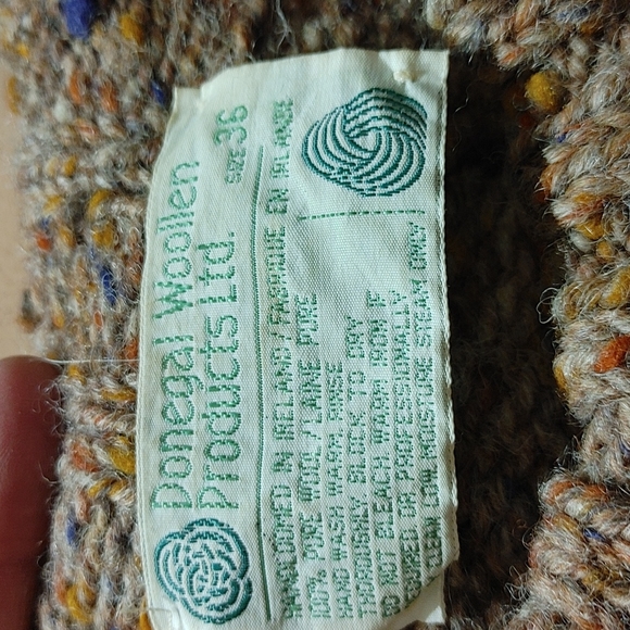 ⁹Vintage Irish wool sweater. Pristine - Picture 7 of 9